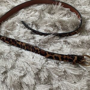 Ann Taylor Leopard Print Belt
